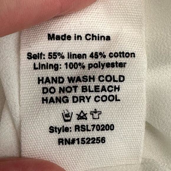 EUC | Avec Les Filles | Striped Midi Dress | White | XL - Picture 8 of 13